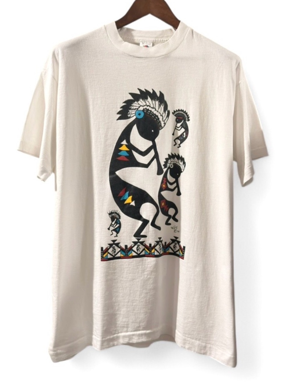 Vintage 90s Southwestern Kokopelli Single-Stitch Graphic T-shirt Size Men’s XL